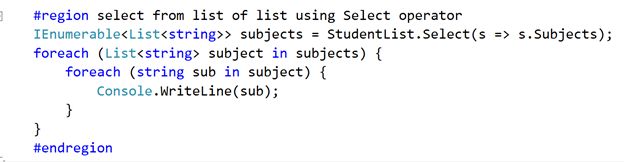 retrieve the subjects
